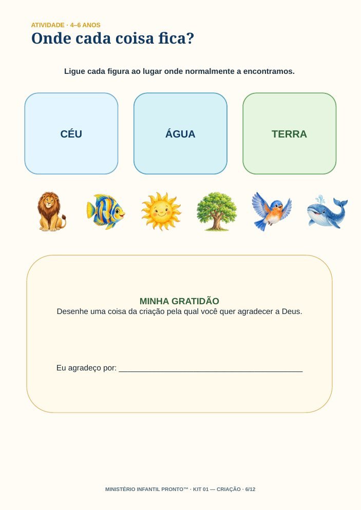 Exemplo real de atividade