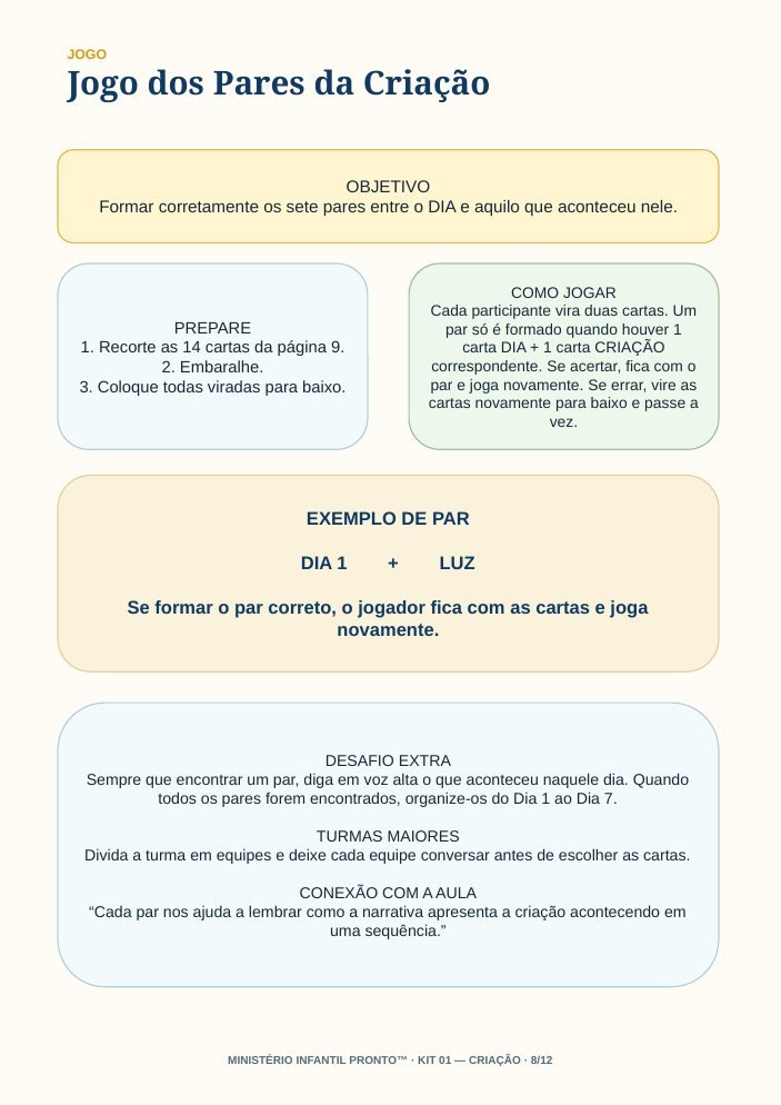 Exemplo real de jogo