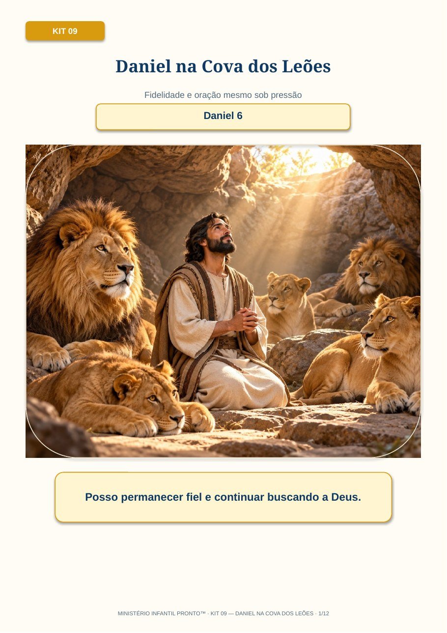 Kit Daniel na Cova dos Leões