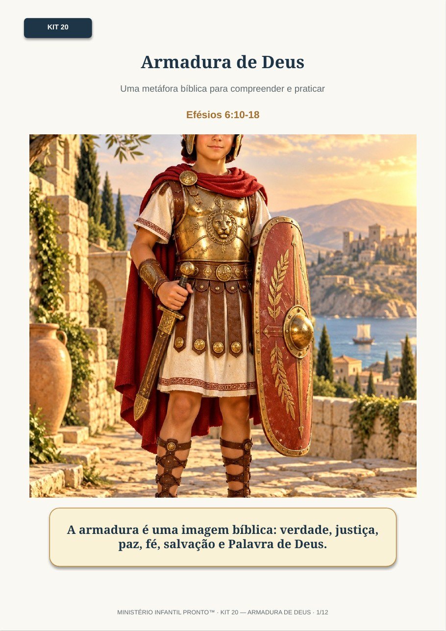 Kit Armadura de Deus